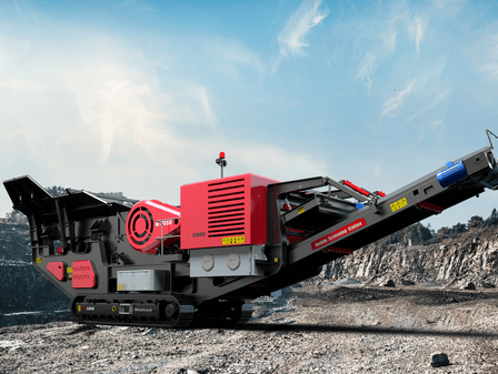 Wotetrack-D type oil electric hybrid mobile jaw crushing station