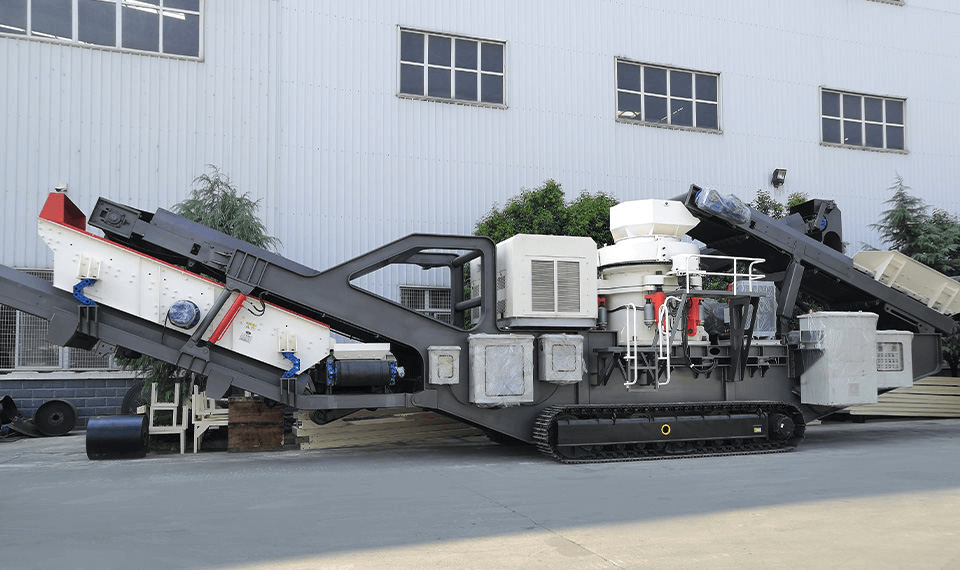 Wotetrack type fully hydraulic tracked cone crushing station 4